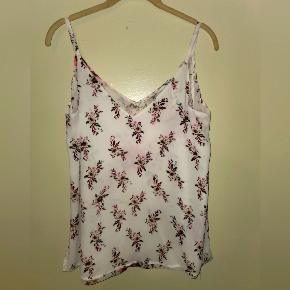 Floral reversible tank
